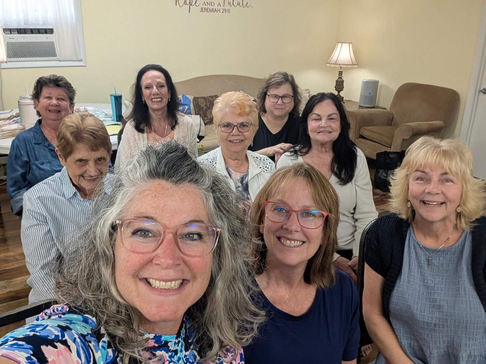 Stacy Waldroop, Director, with the LifeWorks volunteer staff